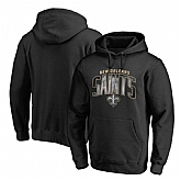 Men's New Orleans Saints NFL Pro Line by Fanatics Branded Big & Tall Arch Smoke Pullover Hoodie Black,baseball caps,new era cap wholesale,wholesale hats